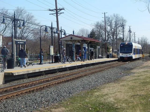 The Beverly / Edgewater Park station in Beverly, New Jersey .