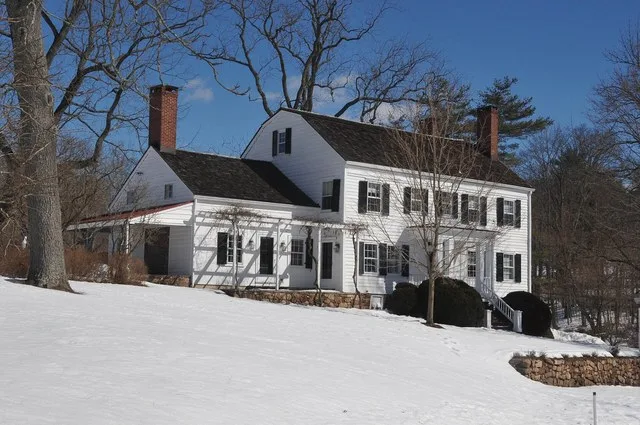 C1750. THIS AN EXAMPLE OF THE GEORGIAN HOUSES BUILT BY IMMIGRANT SCOTCH IRISH INTO SOMERSET COUNTY IN THE MID 18TH CENTURY. ALEXANDER AND JAMES WERE FATHER AND SON.