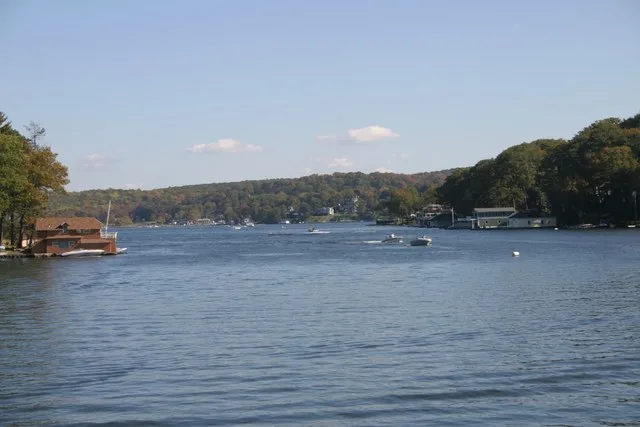 A view of Lake Hopatcong from Hopatcong Borough, NJ.