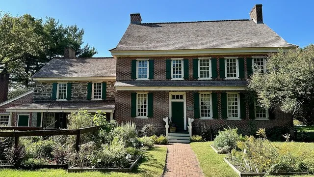 The James and Ann Whitall House , contributing property of the Red Bank Battlefield in National Park, New Jersey .