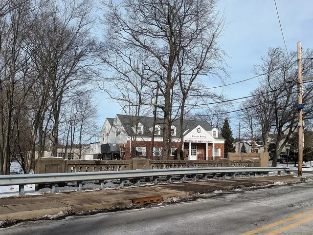 Photo of the North Haledon , New Jersey Municipal Building. Photo taken from Overlook Avenue looking north-northeast.