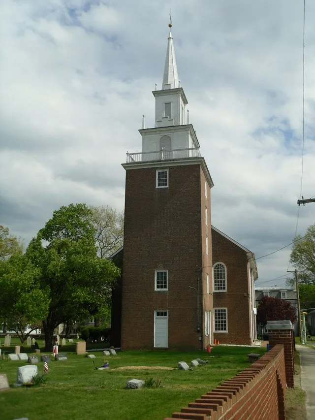 Church and cemetery in Swedesboro, New Jersey