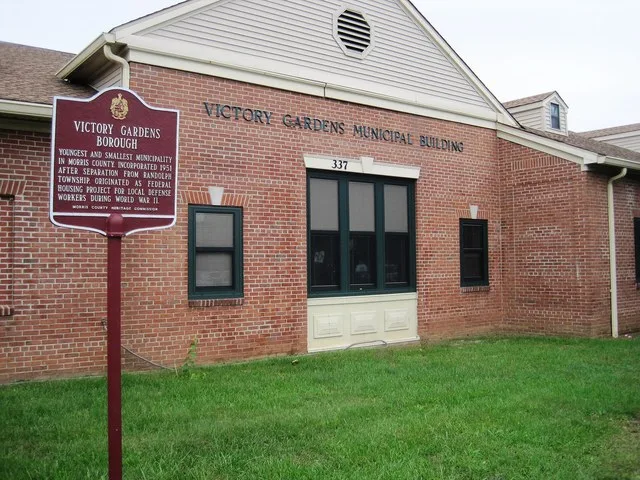 Photo of the Victory Gardens , New Jersey municipal building.