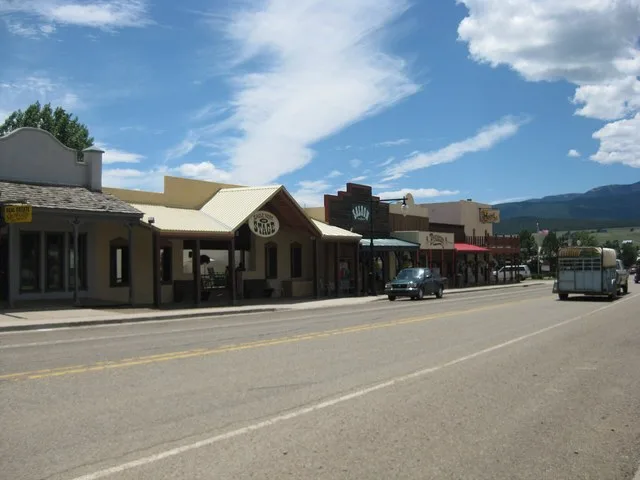 U.S. Highway 64 in Eagle Nest, New Mexico.