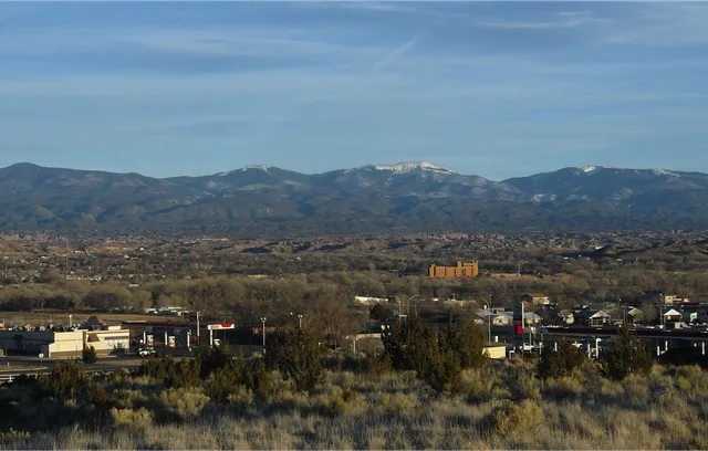 A view of the city of Espanola from the city's industrial park. Located on the west end of the city, taken in May 2012.
