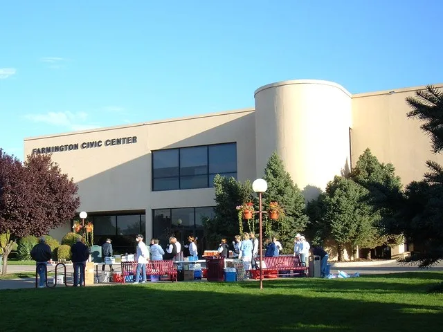 Farmington Civic Center, in Farmington, New Mexico, during the San Juan Medical Foundation's Cancer Walk-a-Thon on September 27, 2008