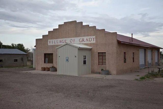 City Hall, village of Grady, New Mexico .