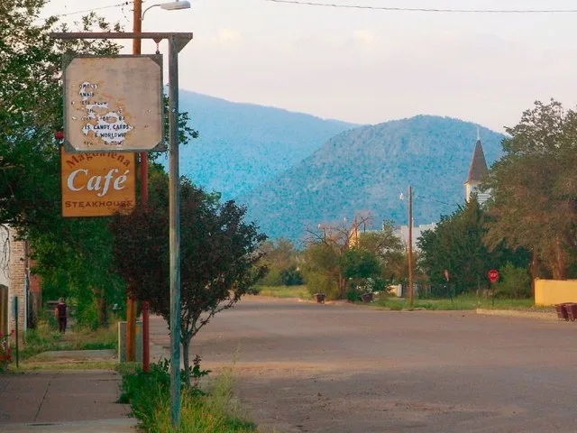 Main Street in Magdalena, New Mexico , USA