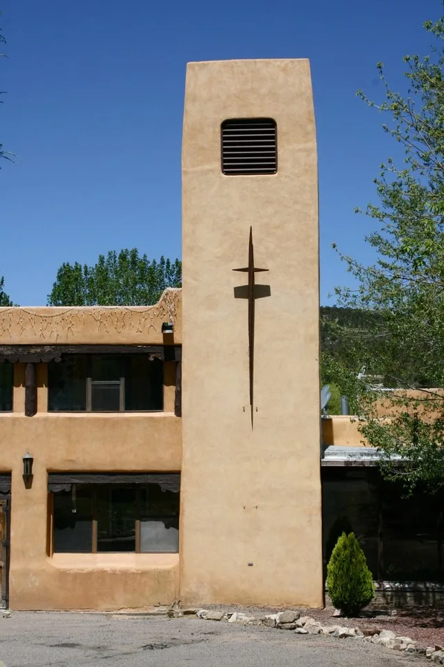 Benedictine Abbey / Monastery Tower. Our Lady of Guadalupe Abbey in Pecos, NM