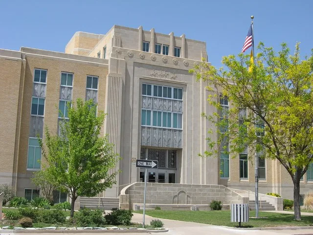 Roosevelt County, New Mexico Court House in Portales