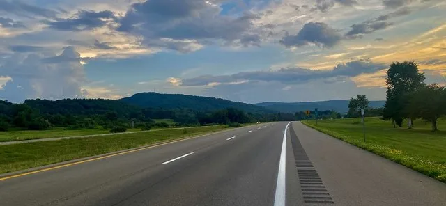 August 7, 2022: 'Sunset Over the Enchanted Mountains', Allegany, New York