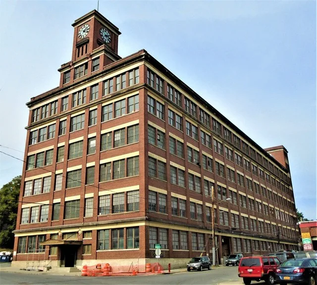 The Sanford Clock Tower at 37 Prospect Street in Amsterdam, New York was built in 1922 for carpet magnate Stephen Sanford's Bigelow-Sanford Carpet Co. and has been known as the Sa...