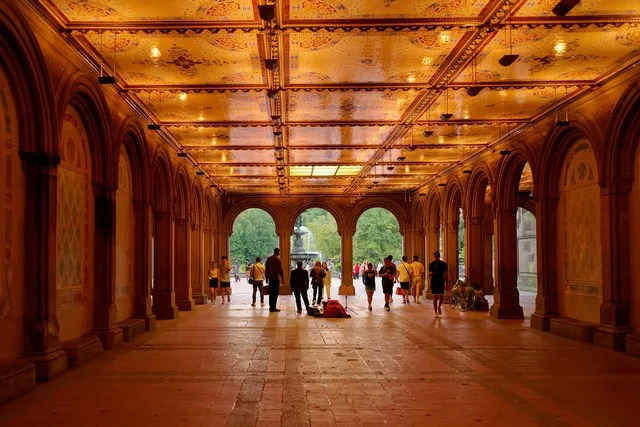 Bethesda Terrace Arcade, Central Park, New York City
