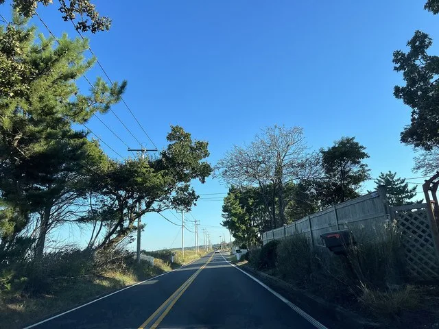 Asharoken Road in the Inc. Village of Asharoken, NY on October 9, 2022.