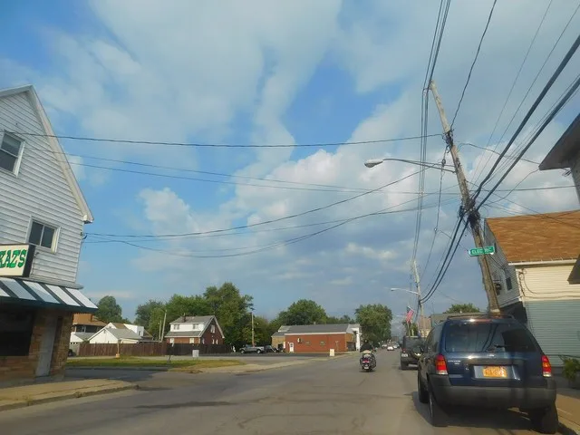 Downtown Blasdell, New York .