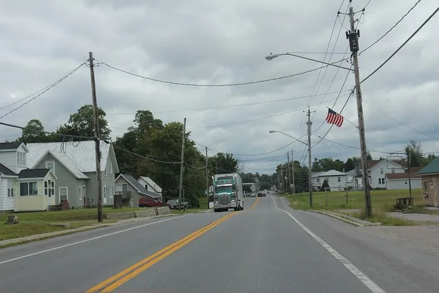 Downtown Brushton, NY on US11.