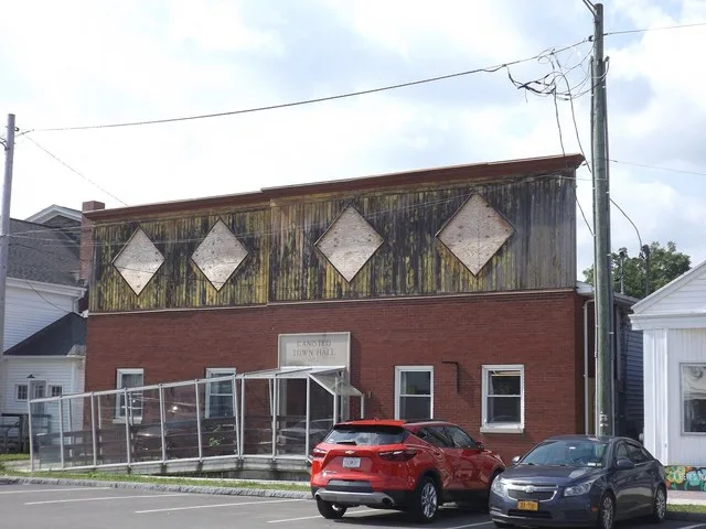 Canisteo Town Hall in the village of Canisteo, New York