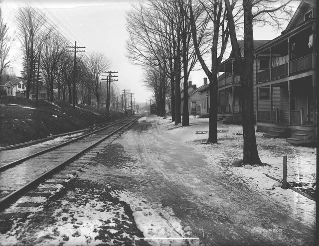 C5305 Looking south on the Utica line Keywords: Railroad engineering and operation; (NPS Focus Subject Thesaurus)
