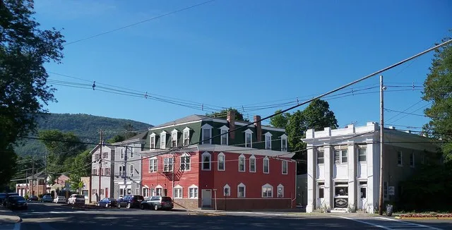 Central Cornwall on Hudson, New York, USA.