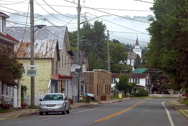 View of Hobart, New York, looking south on Main Street