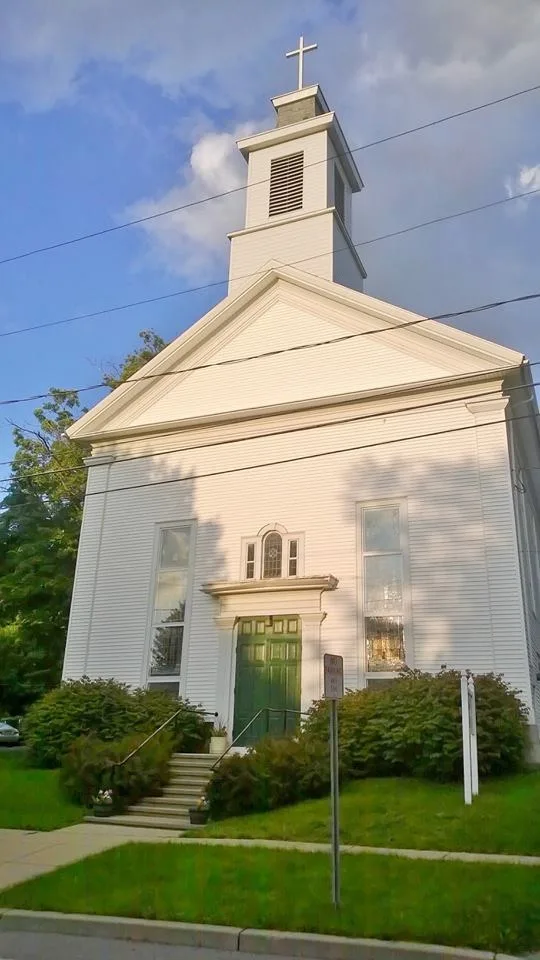 View from the street in front of the Church.