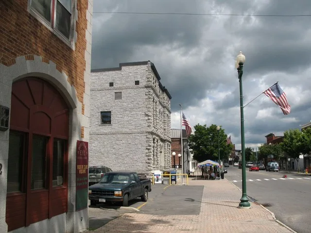 The Massena, New York, Town Hall and Farmers' Market.