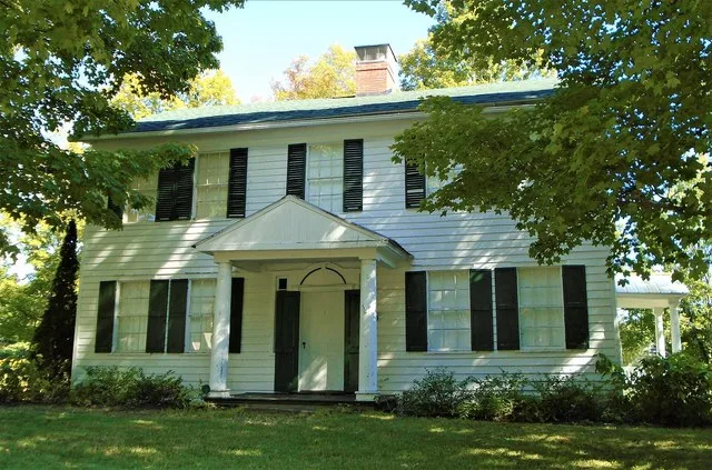 The Oliver Rice House , also know as the Rice Homestead is located at 328 Riceville Road (Old NY-30) in Mayfield, New York. It was built c.1810, with a side wing built in 179 appe...