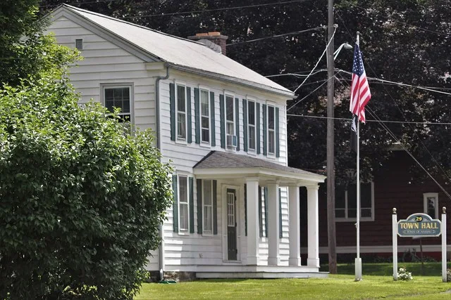 A municipal administrative center on Church Street in the village of Nassau, New York, June 15, 2021.