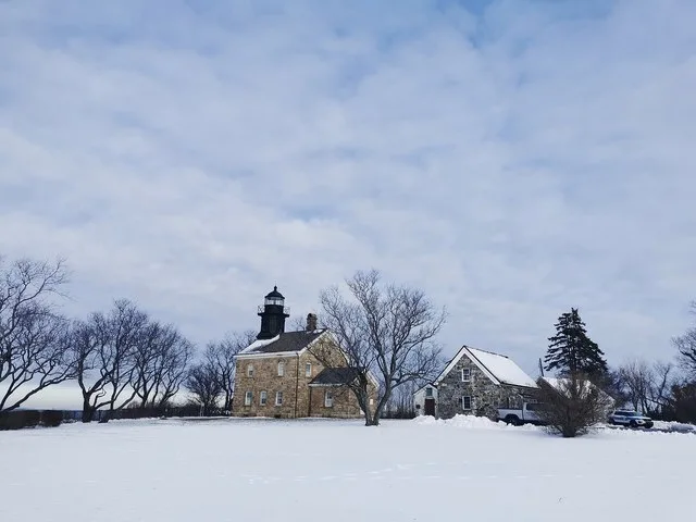 Old Field Point Light in NY