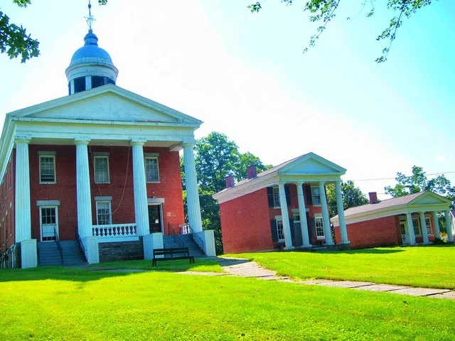 Ovid - New York - Seneca County Courthouse Complex - 'Three Bears,' is a historic courthouse complex