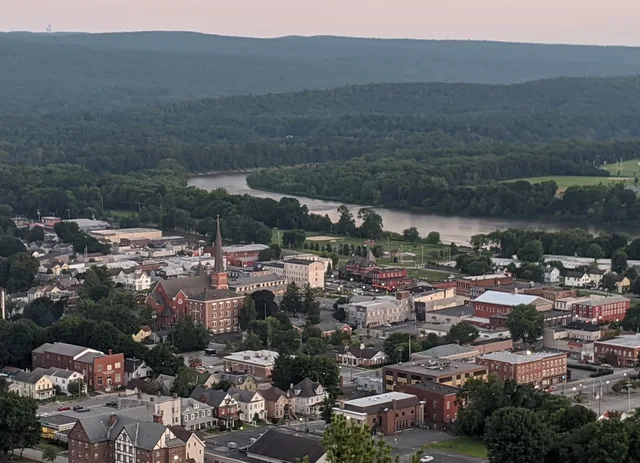 A view of Port Jervis from Point Peter