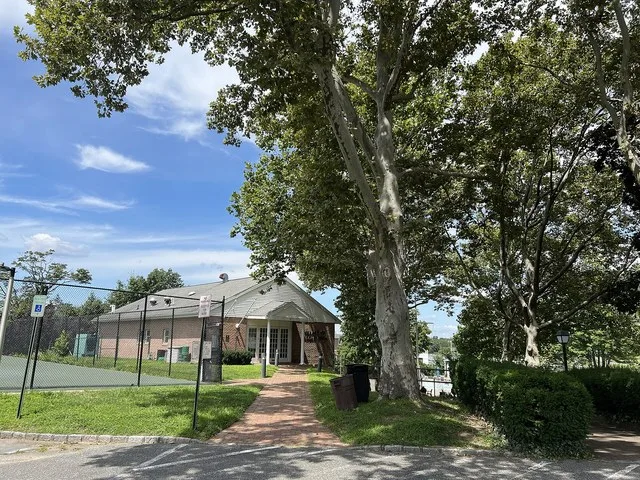 Saddle Rock Village Hall in the Inc. Village of Saddle Rock, NY on August 14, 2022. The Saddle Rock Village Hall is located at the Saddle Rock Village Park.