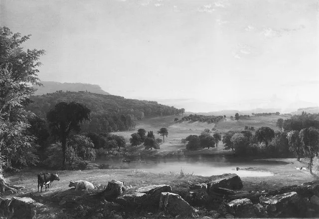 View near Sherburne, Chenango County, New York | Jasper Francis Cropsey American, Rossville, New York 1823–1900 Hastings-on-Hudson, New York
