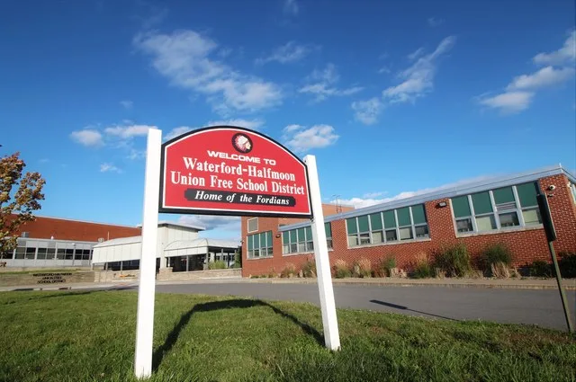 A school district spanning parts of Waterford and Halfmoon, New York in Saratoga County, dated September 27, 2020.