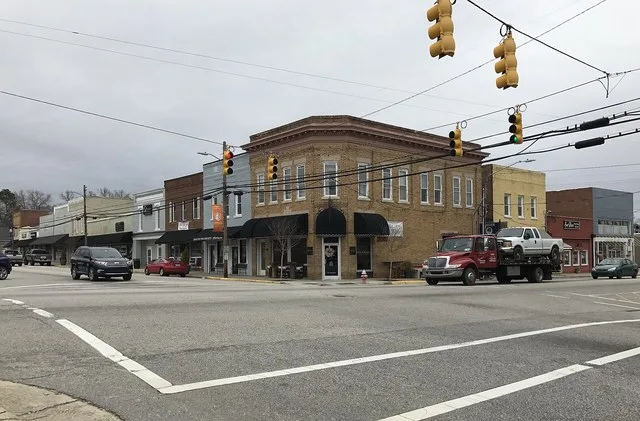 Downtown of Angier, North Carolina