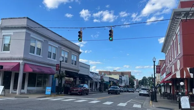 Photo of downtown Apex in 2025
