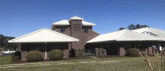 The city hall of Boiling Spring Lakes, North Carolina.