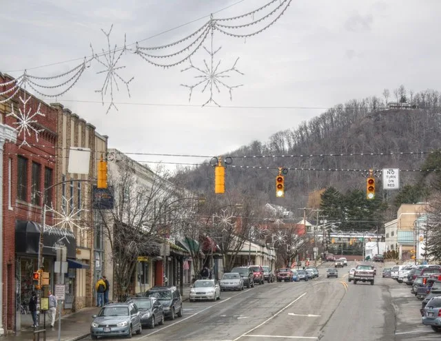 King Street in Boone, North Carolina , USA