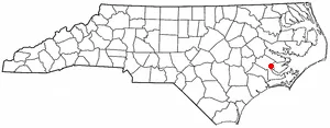 Adapted from Wikipedia's NC county maps by Seth Ilys.
