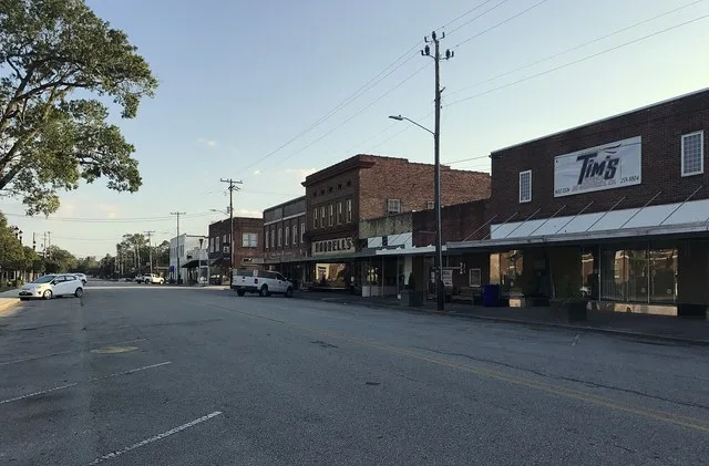 Shops in downtown Burgaw, NC