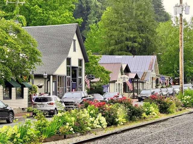 Downtown Dillsboro, North Carolina, in Jackson County