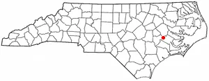 Adapted from Wikipedia's NC county maps by Seth Ilys.