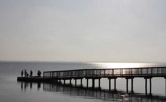 The boardwalk at the Duck Town Park