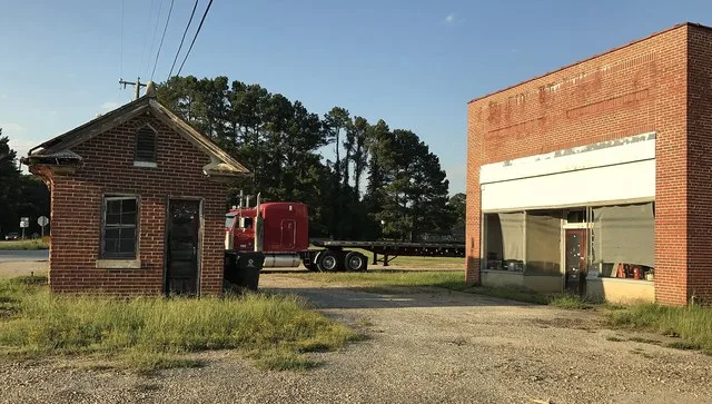 Abandoned store and lot in south Garysburg, near US Route 158