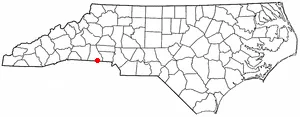 Adapted from Wikipedia's NC county maps by Seth Ilys.