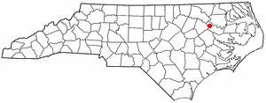 Adapted from Wikipedia's NC county maps by Seth Ilys.