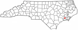 Adapted from Wikipedia's NC county maps by Seth Ilys.