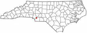 Adapted from Wikipedia's NC county maps by Seth Ilys.
