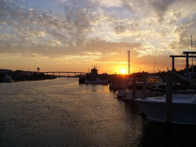 Holden Beach, NC (taken at Betty's Waterfront Restaurant)