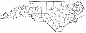 Adapted from Wikipedia's NC county maps by Seth Ilys.
